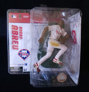 2006 McFarlane MLB Philadelphia PHILLIES Bobby ABREU 6" Action Figure Series 14